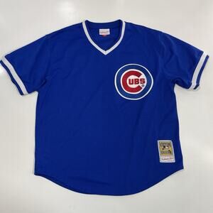 Ryne Sandberg Chicago Cubs Batting Practice Jersey Cooperstown Mitchell Ness XL